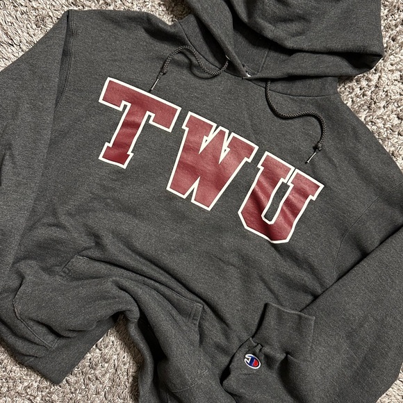 2000s Champion TWU Texas Woman’s University Hoodie - Picture 1 of 3